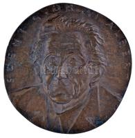 Osváth Mária (1921-) 1974. "Szent-Györgyi Albert" Br egyoldalas plakett (96mm) T:2