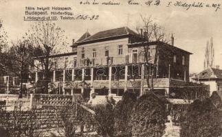 Budapest II. Hidegkúti / Hűvösvölgyi út 107. Holzspach vendéglő