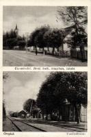 Öreglak, Római katolikus templom, iskola, vasútállomás