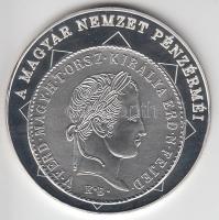 DN "A magyar nemzet pénzérméi - Az első magyar feliratú pénz 1848-1849." Ag (0,999) emlékérem (10,37g/35mm) T:PP