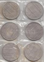 Amerikai Egyesült Államok DN 6db különféle emlékérem hamisítványa amerikai elnökök portéival T:2,2-
...