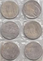 Amerikai Egyesült Államok DN 6db különféle emlékérem hamisítványa amerikai elnökök portéival T:2,2-
...