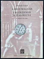 1981. Huszár Lajos: A Régi Magyar Emlékérmek Katalógusa (5. Újkor) 1740-1849., MÉE kiadás + Günter S...