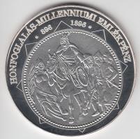 DN "A magyar nemzet pénzérméi - Honfoglalás Millenniumi emlékpénz 896-1896." Ag (0,999) em...