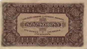 1920. 10K T:I-,II + 1923. nyomdahely jelölés nélkül 100K T:II(sarkok hajtottak)