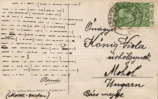 "In der Heimat, in der Heimat, da giebt's ein Wiedersehn" WWI military propaganda, Mo...