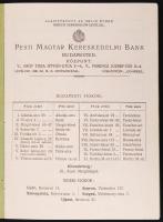 1939 Pesti Magyar Kereskedelmi Bank takarékbetétkönyv