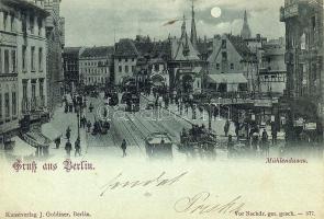 1898 Berlin Mühlendamm villamossal