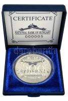 1992. 500Ft Ag "Károly Róbert" T:PP Dísztokban tanúsítvánnyal!