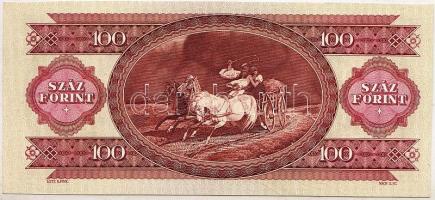 1984 100 Ft. a hátsó oldal fordított (tulipán) alnyomattal T I