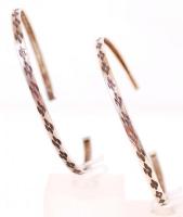 Sérült (Ag.) ezüst fülbevaló pár / Silver earrings(damaged) 4,5g