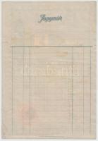 1913. május 1. 100 Korona értékű "Andrényi Kálmán utódai" nyeremény szelvény pezsgőkóstolá...