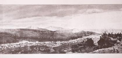 A Feszty körképről készült Morelli féle metszet újrakiadása 1989-ből, tekercsben, Körkép a körképről...