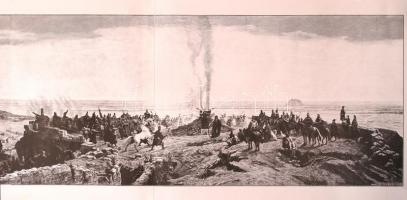 A Feszty körképről készült Morelli féle metszet újrakiadása 1989-ből, tekercsben, Körkép a körképről...