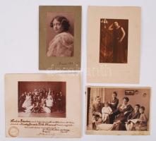 cca 1880-1900: 11 db kfl méretű keményhátú fotográfia az erdélyi fotótörténet leleteiből, kfl műterm...