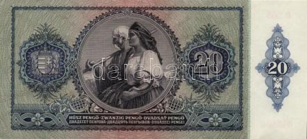 1941. 20P "005" (3x) egymás utáni sorszámmal! T:I