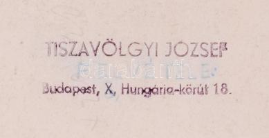 1950 Tiszavölgyi József: Levegő hőse című vintage fotója, pecsételve, 36x27 cm