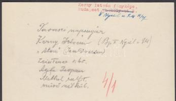 cca 1925 Kerny István (1879-1963): Tavaszi napsugár. Vintage néprajzi fotó, pecséttel jelezve, felir...