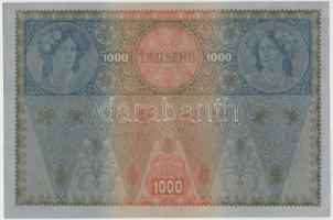 1902. 1000K vízszintes "Deutschösterreich" felülnyomással T:I-(kis szamárfül)