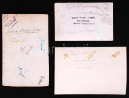 1910-1960  6 db kfl méretű fénykép dunai hajókról / Danube ships