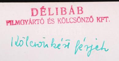 1940-1950  Magyar Filmiroda: 13 féle magyar filmből 21 db 9x12 cm-es fotó pecsételve, többsége felir...