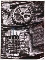 1974 Gebhardt György fotóművész: 100 Éves Budapest, Margitsziget című vintage fotója, aláírva, 40x30cm