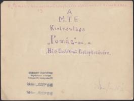 cca 1930 A Magyar Turista Egyesület Pomázra indul a Hősi emlékmű leleplezésére. A Gárdonyi testvérek...