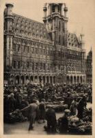 Brussels, Bruxelles; flower market, So. Stpl (EK)