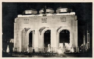 9 db régi, belga városképes lap, benne egy Mons leporello / 9 Belgian postcards, between them Mons l...