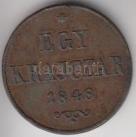 1848. 1Kr Cu T:2