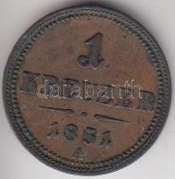 Ausztria 1851A 1Kr T:2/2-  Austria 1851A 1 Kreuzer C:aXF