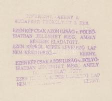 cca 1930 Kerny István (1879-1963): Banga szélmalma Szentesen. Vintage fotó, hátoldalán szerzői pecsé...