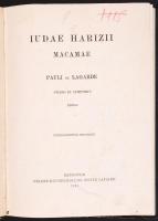 1895-1930 5 db héber nyelvű könyv, visletes állapotban