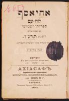 1895-1930 5 db héber nyelvű könyv, visletes állapotban