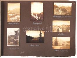 Cca 1929 Dolomitok fotóalbum, több mint 50 fotóval