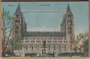 Pécs leporello, hátoldala leragasztott