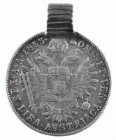 Osztrák Államok / Lombardia-Velence 1853M 100L "Ferenc József" függeszőkarikával T:3
Austr...