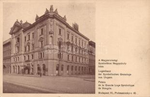 Budapest VI. Magyarországi Symbolikus Nagypáholy (szabadkőműves páholy), Podmaniczky u. 45.