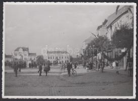 1940 Kézdivásárhely fotója a magyar hadsereg bevonulása után 18x12 cm