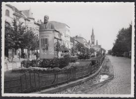 1940 Munkács fotója a magyar hadsereg bevonulása után 18x12 cm