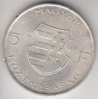 1946. 5Ft Ag "vastag Kossuth" T:2