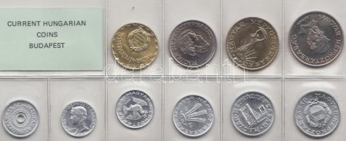 1984. 2f-20Ft 10db klf érmés forgalmi sor fóliatokban T:1