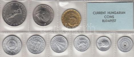 1978. 2f-10Ft 9db klf érmés forgalmi sor fóliatokban T:1