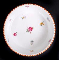 Zsolnay Vulkán tűzálló kerámia tál, matricás, jelzett, hibátlan, d:17 cm, m:6 cm