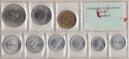 1981. 2f-10Ft 9db klf érmés forgalmi sor fóliatokban T:1