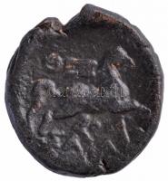 Thesszália ~50-100.i.e Dichalkon Br "Jobbra néző Pallasz Athéné sisakban / Ügető ló" (4.28...