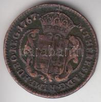 1767. 1/2 Rézdénár "Madonna" T:3