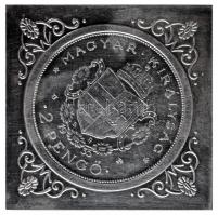 1935. 2P Ag "II. Rákóczi Ferenc" CSEGELY, Artex-veret U.P. jelzéssel (35mm/20g) T:P Csak 1...