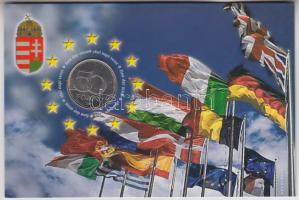 2004. 50Ft "Magyarország az EU tagja" elsőnapi veret sorszámozott emléklapon T:BU