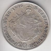 1846B 20Kr Ag "V. Ferdinánd" T:2/2-